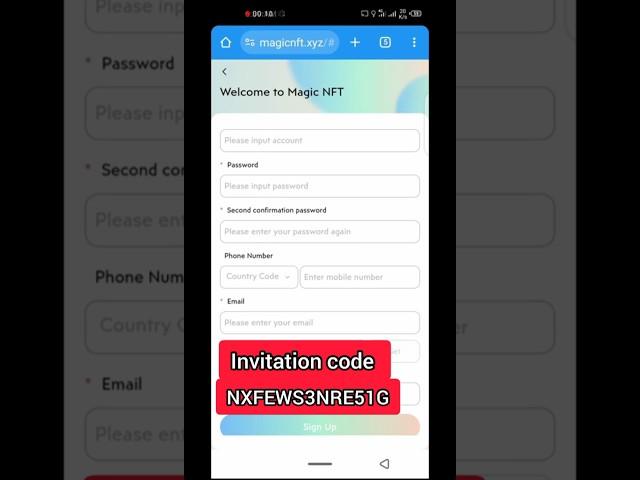 How To Create Magic NFT Account | Magic NFT Account Kaise Banaen | Magic NFT Referral Code