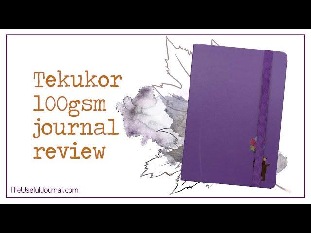 Tekukor 100gsm dot grid notebook bullet journal review