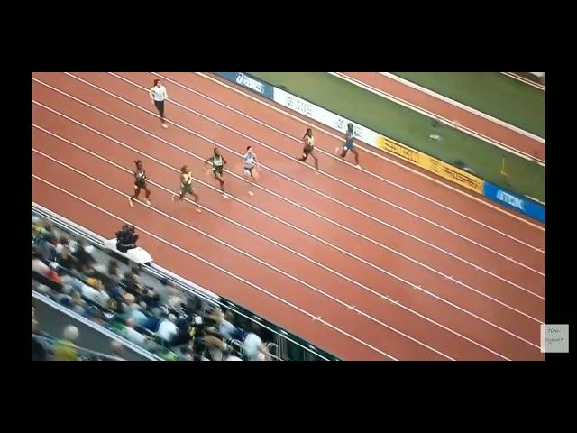 100m heats Eugene 22.(3)