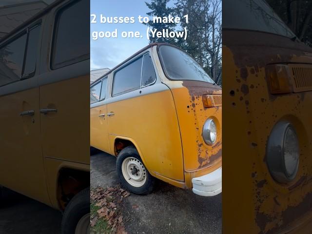 Projects are stacking up around here#vw #volkswagen #bus #baywindow #familyvan #aircooled #yellowbus