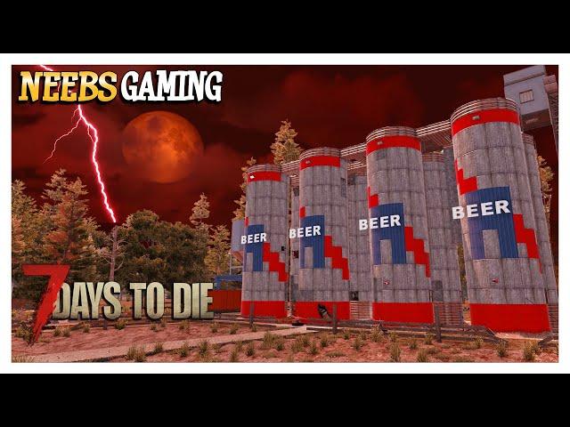 Beer Base Horde Night! - 7 Days to Die Darkness Falls Mod Ep 72