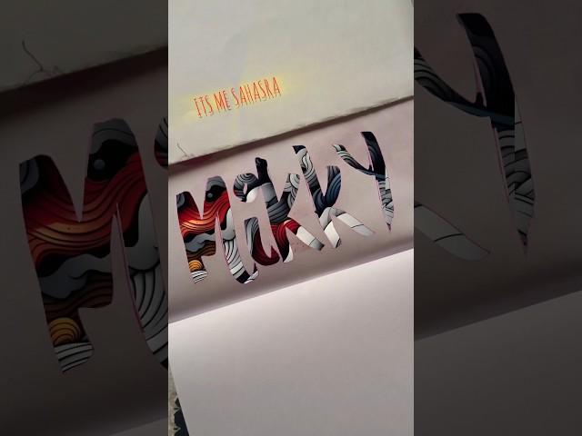 Mikky  #viral#shortsyoutube#viralvideo#ytshorts#calligraphy#nameart#song