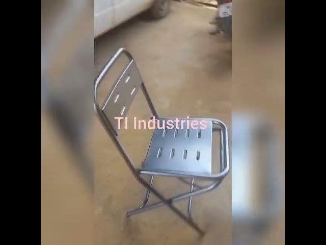 steel folding chair