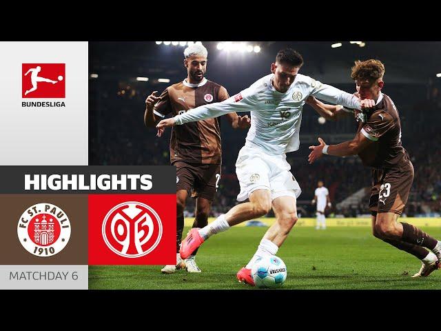 Mainz Shows Efficiency! | FC St. Pauli - 1. FSV Mainz 05 0-3 | Highlights | MD 6 – Bundesliga 24/25