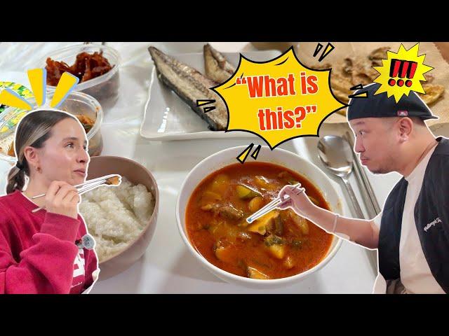 I made Gochujang Jjigae with a secret ingredient!‍ What does my husband think? 