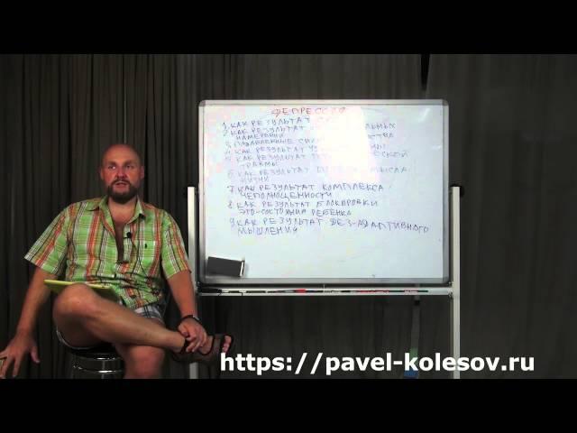 Павел Колесов Золотой Коучинг Депрессия как следствие чувства гнева или вины