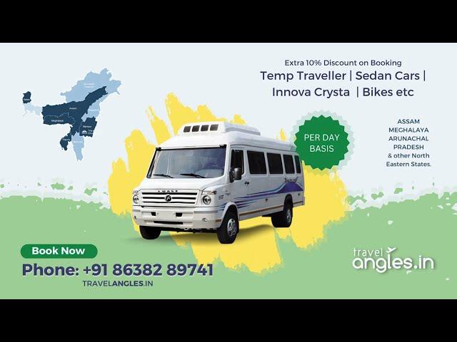 Cab Rental in Guwahati for Outstation | Meghalaya, Arunachal Pradesh, and More.