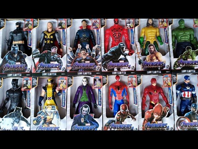 Avengers toys/action figures/unboxing/Cheap Price/Spiderman,Hulk,Superman,Thor,Venom/toys.45