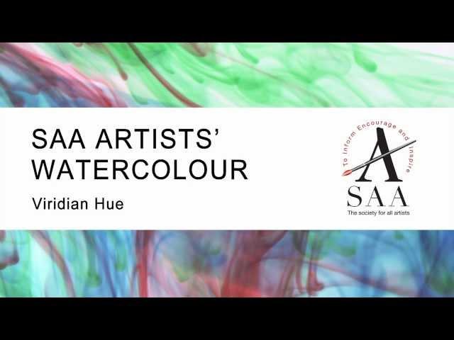 SAA Artists' Watercolour - 306 Viridian Hue