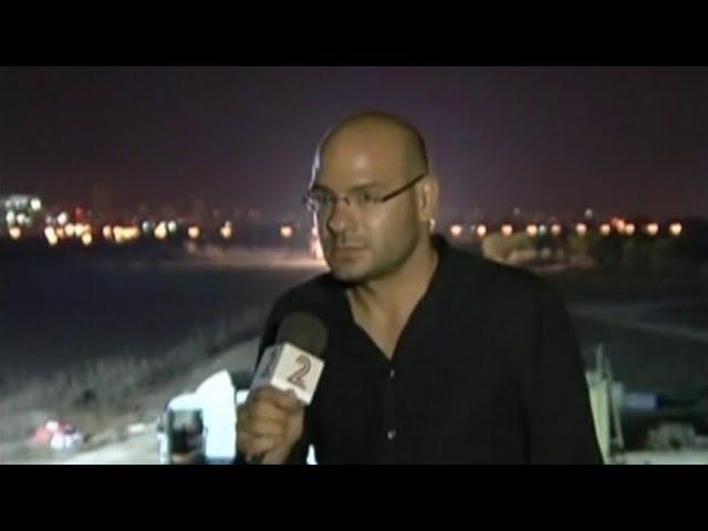 Rocket fired behind reporter in Israel [RAW VIDEO]