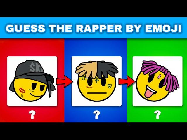 Guess the rapper by Emoji | 1 Emoji 1 Rapper | Rap Quiz Challenge (I DARE YOU)