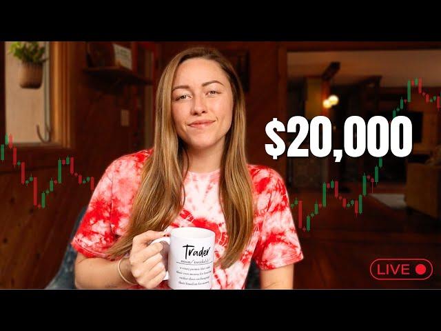 Watch Me Make $20,000 Trading LIVE using this Simple Strategy.