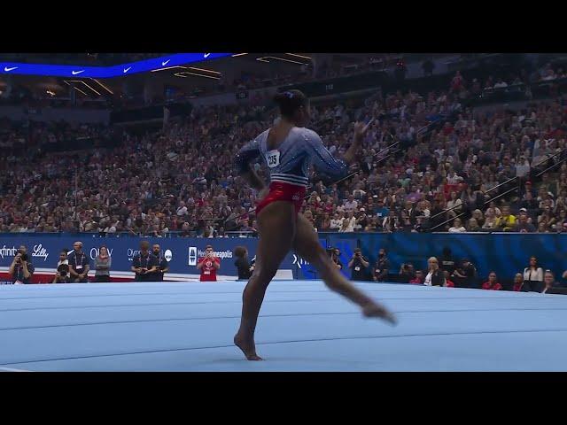 It's a Jordan Chiles party on floor | U.S. Olympic Gymnastics Trials