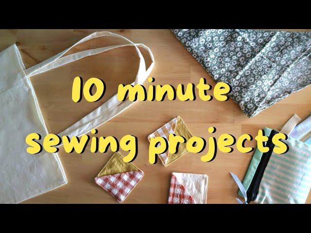 10 Minute Sewing Projects // DIY gift ideas