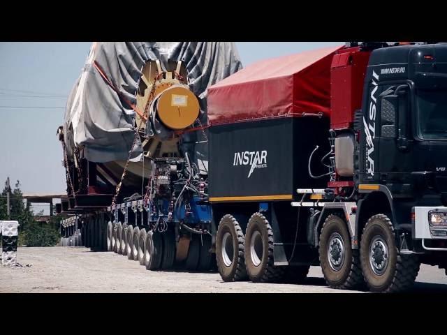 ADB Talimarjan Power Plant Gas Turbine Arrival Demo