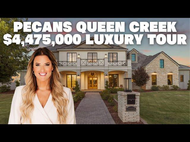 Pecans Queen Creek $4,475,000 Luxury Tour