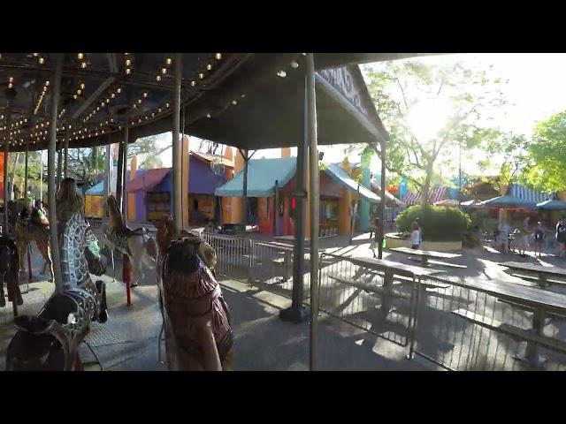 Onride: 'Grand caravan carousel'  HD/POV 2025 - Busch gardens Tampa