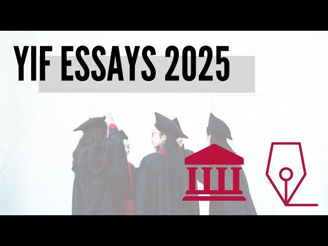 YIF Application Essays 2025 | Young India Fellowship | Ashoka University