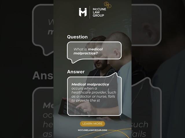 What is Medical Malpractice? - Q&A #medicalmalpractice #lawyer #qna #mlg #negligence