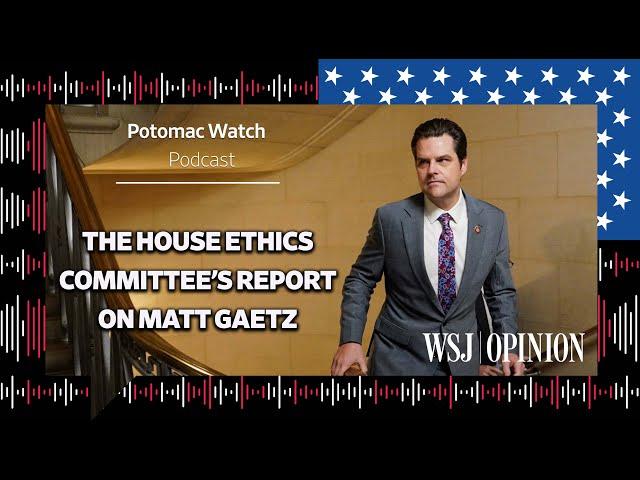 The House Ethics Committee's Report on Matt Gaetz