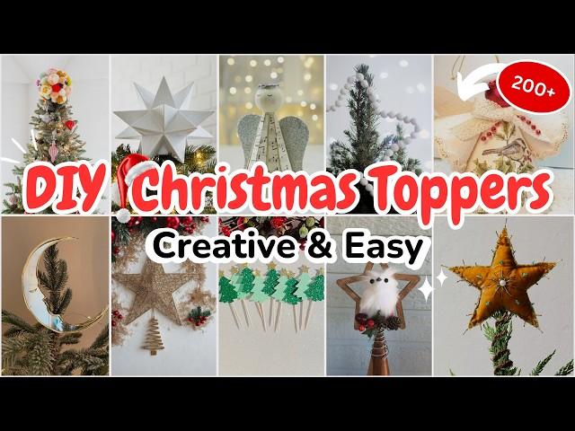 200+ Christmas Tree Topper Ideas | DIY, Rustic, Elegant, & Unique Trends 2024