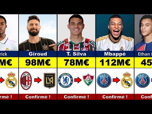 Dernier transferts confirmés du mercato 2024-2025 #mercato