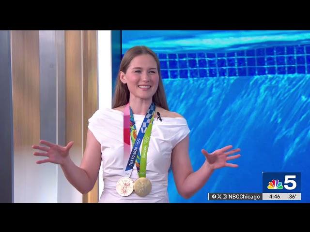 Local Olympian Olivia Smoliga showcases swimming academy