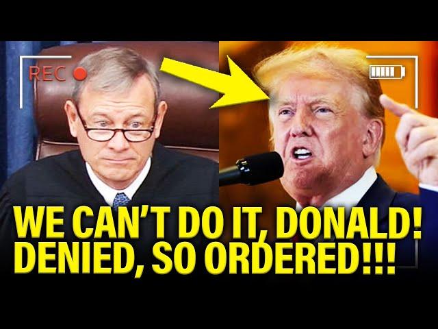 Supreme Court STUNS Trump with LAST MINUTE REJECTION