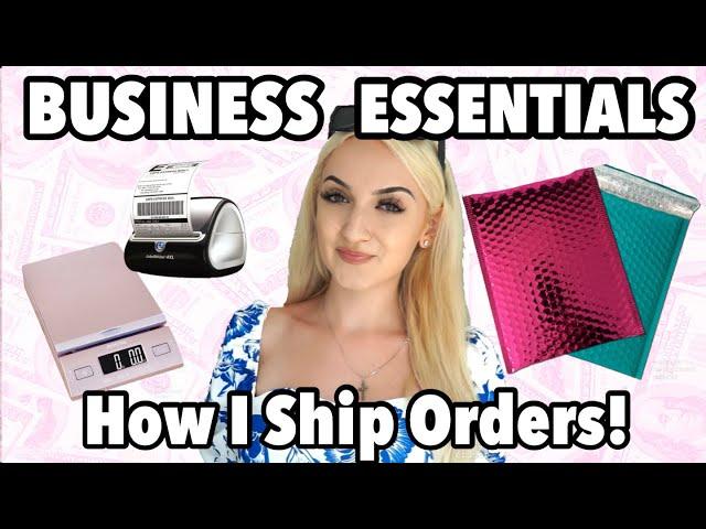 Online Business Essentials + How To Ship Orders! (CHEAPEST WAY)