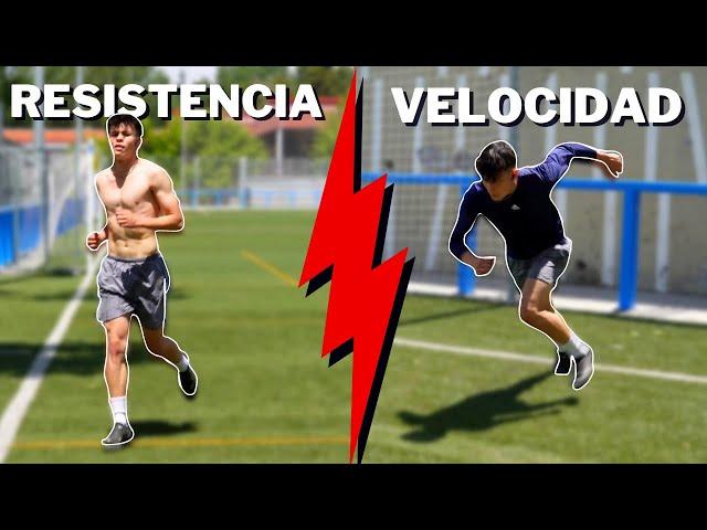 Entrenamiento completo de VELOCIDAD y RESISTENCIA para futbolistas!