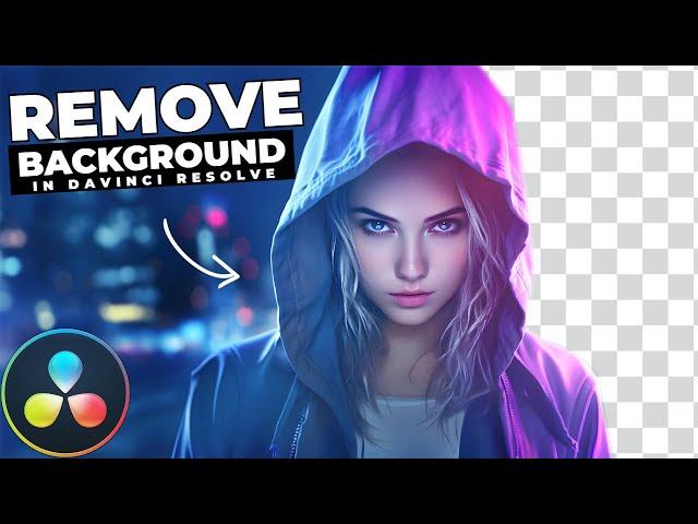 REMOVE The BACKGROUND From VIDEO In Davinci Resolve (Studio)