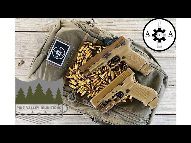 9mm Lead Free Frangible Ammo by Pine Valley Munitions.