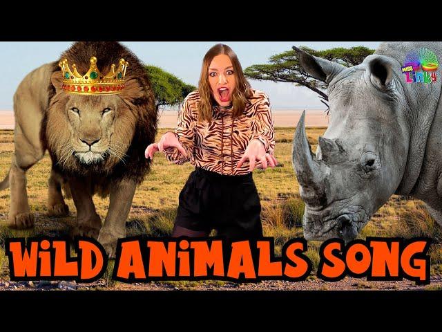 Wild Animals Song for Children | African Big 5 Song for Kids | English Song for Students