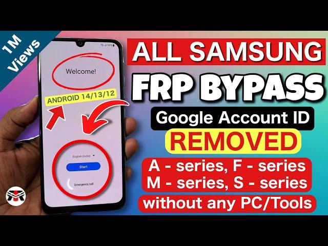 Samsung Frp Bypass 2024 | Android 12:13:14 | New Security 2024 | Factory Reset Protection Bypass