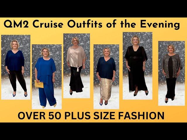 QM2 Cruise Outfits of the Evening - Over 50 Plus Size Fashion