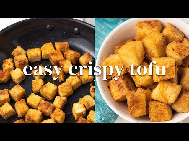 Easy CRISPY Tofu!