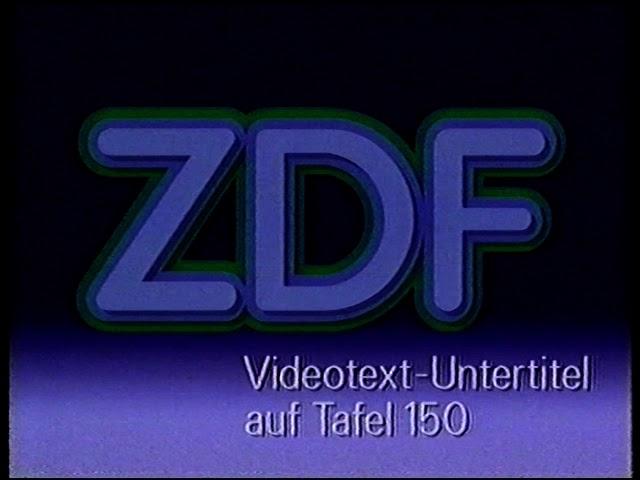 ZDF Tafel Standbild Videotext Untertitel auf Tafel 150 80er 90er