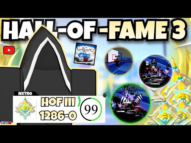 I HIT HALL OF FAME 3 IN HOOPZ! (Roblox Hoopz )