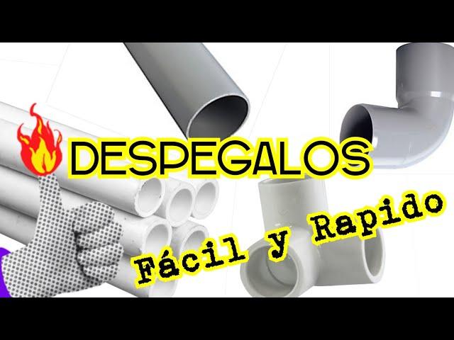 Como despegar un caño/tubo de poliducto/PVC