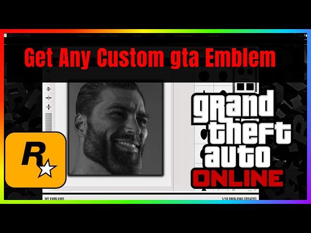 Updated GTA 5 ONLINE HOW TO GET ANY CUSTOM EMBLEM (2024-2025)