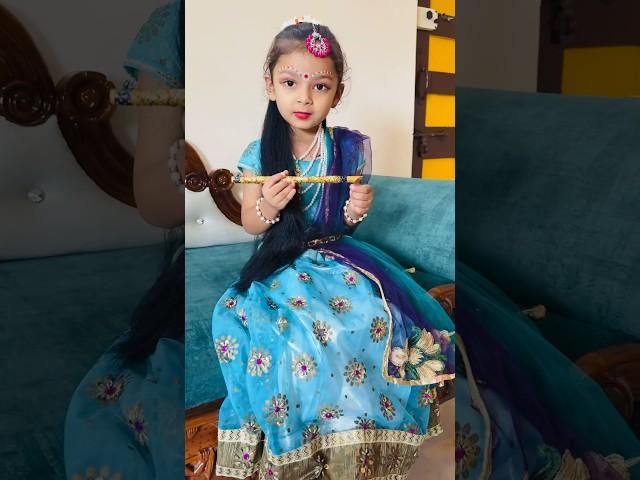 Cute Krishna ki Radha #happyjanmashtami #radhakrishna