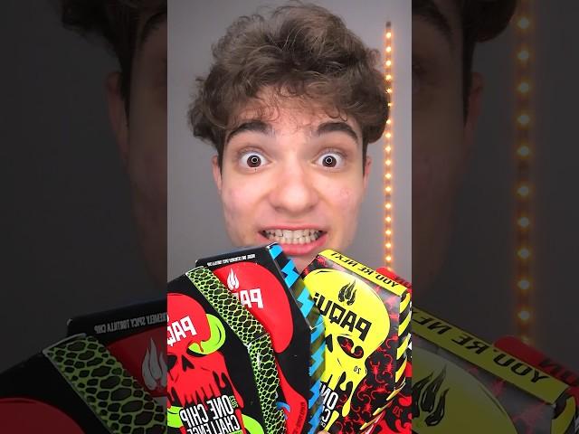 Trying Every Spicy Chip Challenge! 