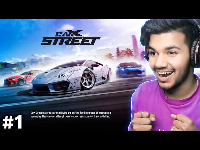 FIRST DAY IN CARX STREET PC || CARX STREET PC GAMEPLAY IN HINDI