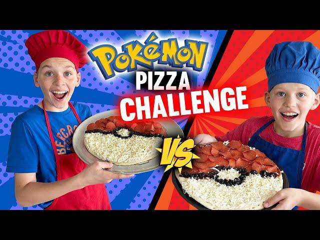 Pokemon PIZZA Baking Challenge vs My Brother!