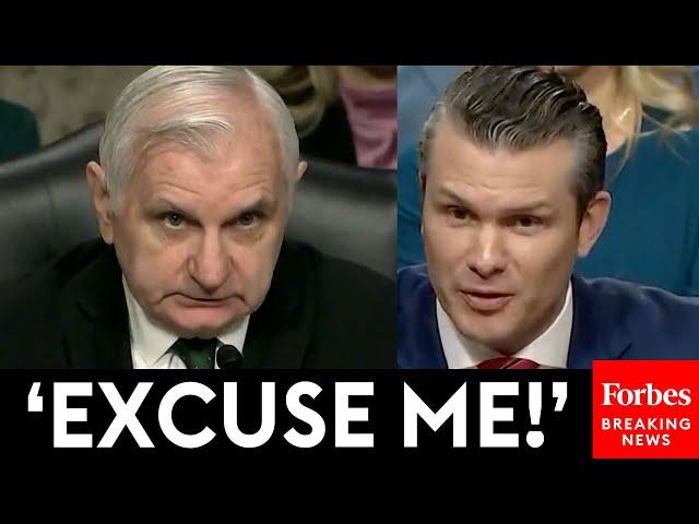 JUST IN: Jack Reed And Pete Hegseth Share Extremely Tense Questioning Involving DEI, War Crimes