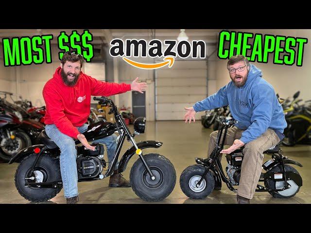 I BOUGHT the CHEAPEST and MOST EXPENSIVE Mini Bikes from Amazon