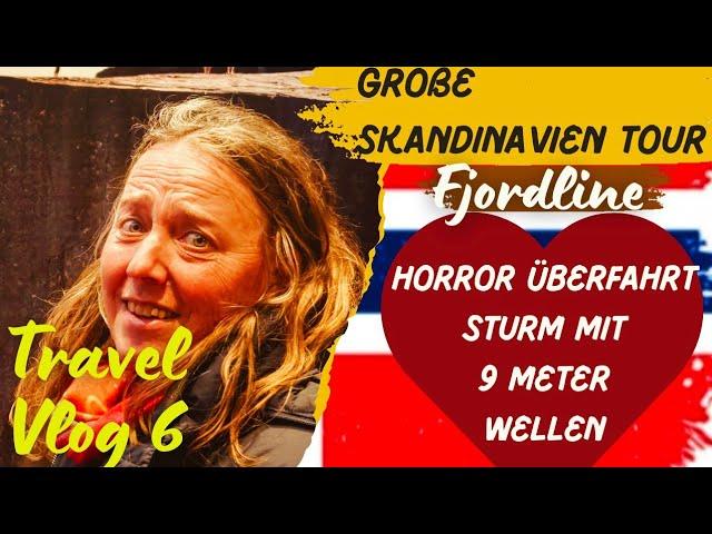 HORROR ÜBERFAHRT  nach NORWEGEN doch wir haben Spaß