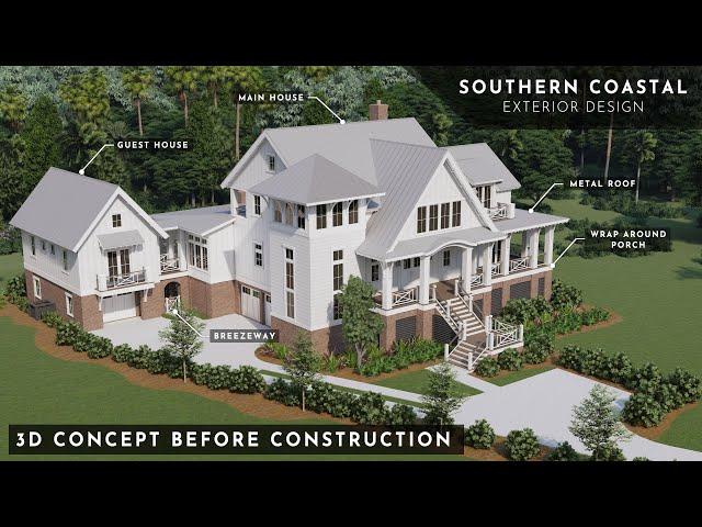 New Daniel Island, SC Custom Home Design | Bruni Architecture