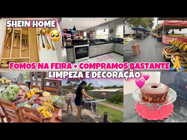 LIMPEZA E ORGANIZAÇÃO / Compras Na FEIRA / DECORAÇÃO COM SHEIN HOMEBolo de CENOURA /GELADEIRA LIMPA