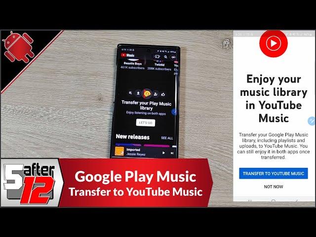 Transferring my Google Play Music library to YouTube Music